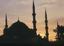 La moschea blu di Istambul in Turchia
